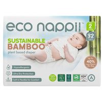 Eco Nappii Bamboo Nappies 2 (3-6Kg) / Single Sprout